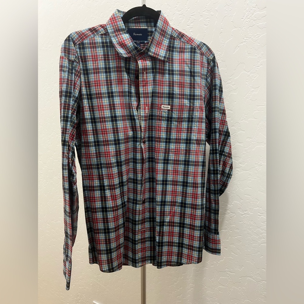 Men’s Faconnable club dress shirt size L